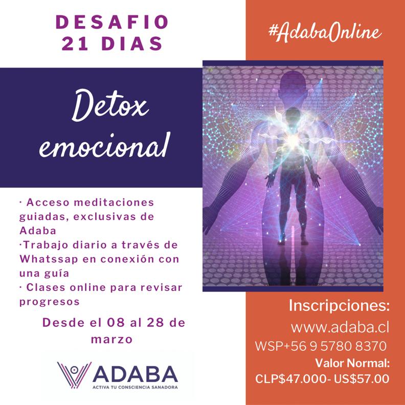 Detox Emocional - Desafío 21 días Marzo 2024