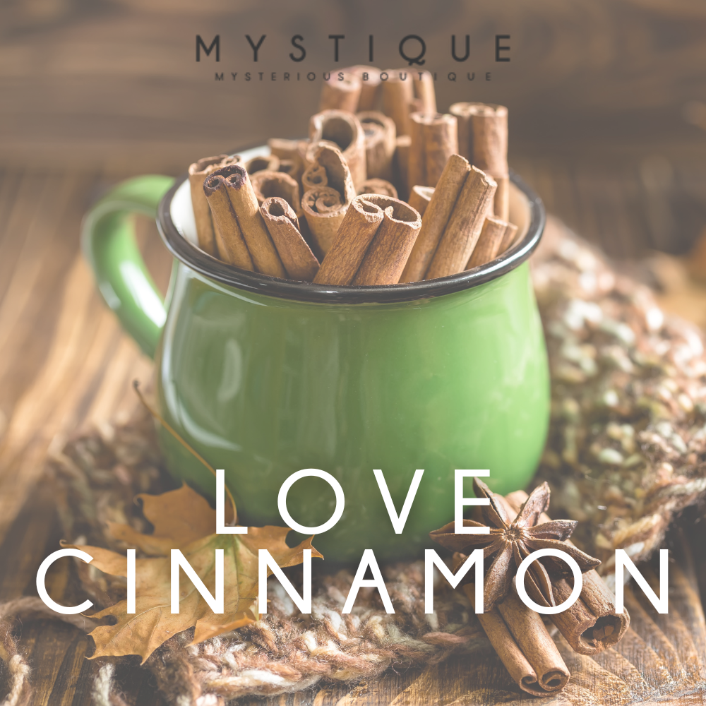 Vela de Soya en Greda 300gr. Love Cinnamon - Mystique Candle