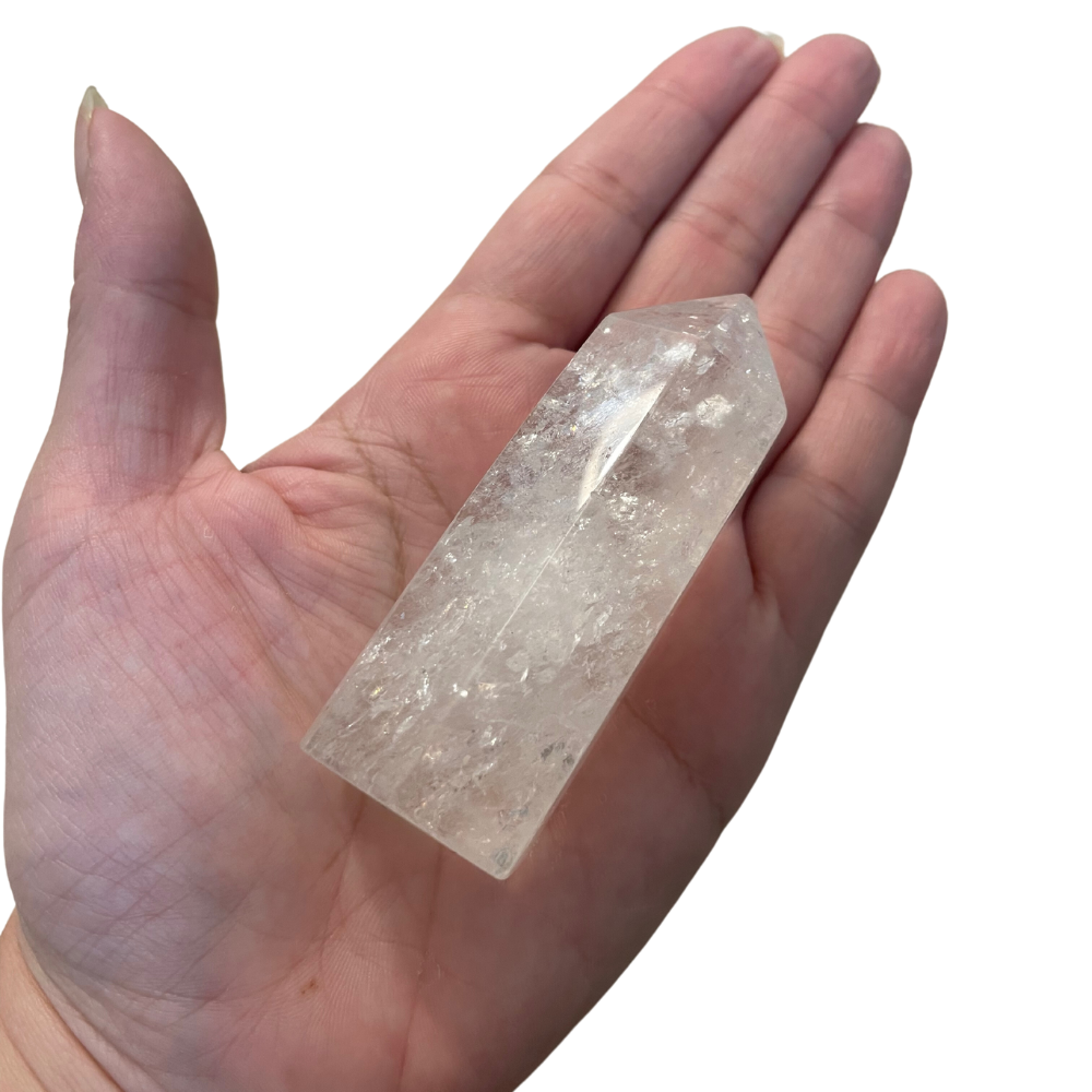 Punta Cuarzo Cristal pulida 7,5cm