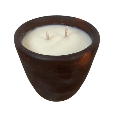 Vela de Soya en Greda 300gr. Lavanda - Mystique Candle