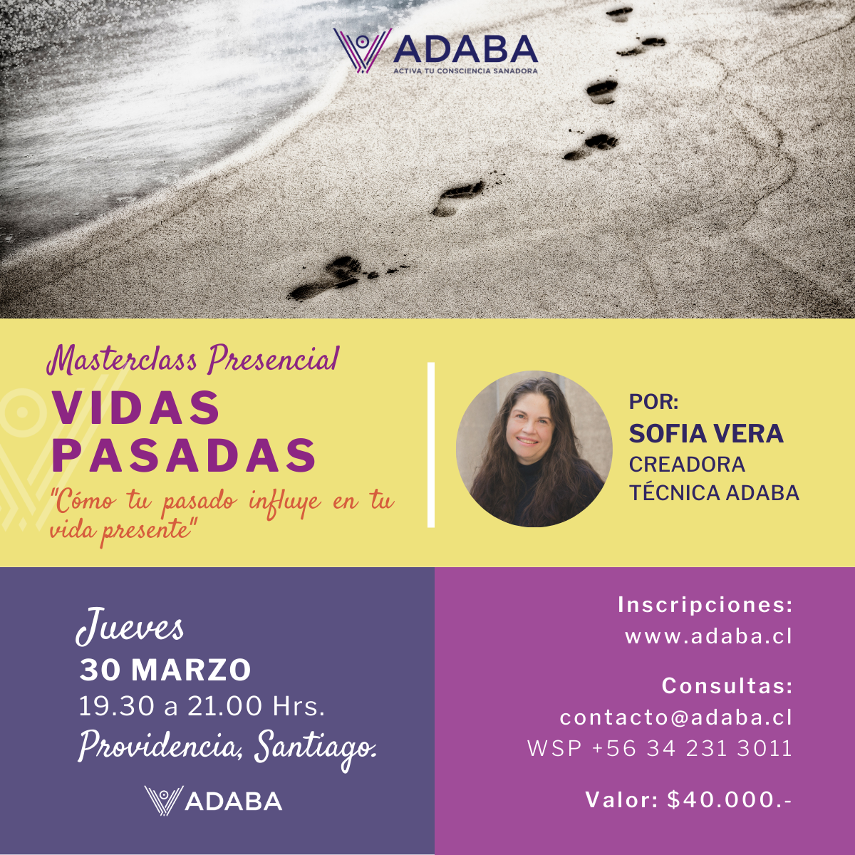 Vidas Pasadas 🌀 - Masterclass Presencial - 30 Marzo